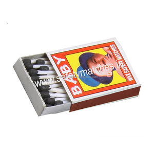 High Quality Custom Logo 43 X 30 X 10 MMWax Safety <b>Matches</b> <b>Box</b> Low Price for Different Length Sizes Best Manufacturer in India - Product Image 3