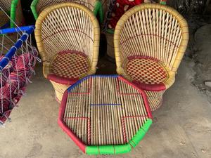 ชุดเก้าอี้ไม้ไผ่สไตล์โบฮีเมียนกลางแจ้งใช้ในบ้านสำหรับเข้าห้องนอนงานเลี้ยงตอนเย็นการประชุมโรงเรียนใช้ในอพาร์ตเมนต์ - Product Image 6