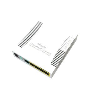 MikroTik RB260GSP <b>Switch</b>, CSS106-1G-4P-1S, 5x RJ45 1000Mb/s, 1x SFP, 4x Passive <b>PoE</b> - Product Image 2