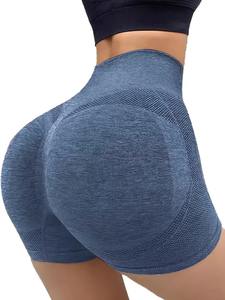 Short de sport élégant de couleur unie pour femmes de haute qualité respirant athlétique Fitness tenue décontracté avec soutien moyen - Product Image 4