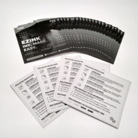 Carte de Promotion épaisse de haute qualité pour l'étiquette d'information de publicité de vente pour les cartes d'insertion de Guide de produit pour l'emballage de la carte-cadeau