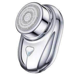 Mini Afeitadora Eléctrica Rotatoria de Una Sola Cuchilla, Afeitadora Inalámbrica Húmeda/Seca con Batería de Larga Duración, Resistente al Agua IPX7, Lavable, Ideal para Viajes - Product Image 3