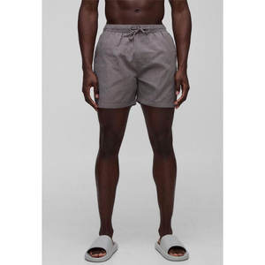 Pantalones cortos deportivos de entrenamiento para hombre, informales, transpirables, de algodón y poliéster, diseñados para ir al gimnasio y caminar, pantalones cortos de sublimación de estilo básico sólido - Product Image 4