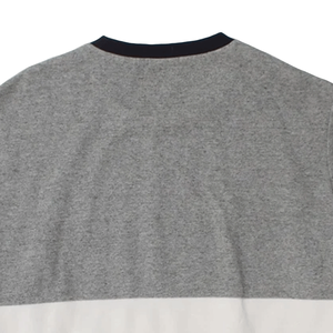 Men's Multicoloured Colourblock Crew Neck Cotton Blended Casual Sweatshirt Basics <b>Jumper</b> Top - Product Image 5