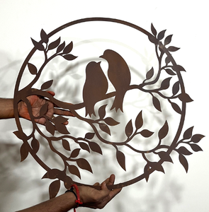 Direct Factory <b>Sale</b> Customised Modern Abstract Laser Wall Art Silver Iron Home Garden <b>Christmas</b> <b>Decor</b> Easy Hanging Low Wall - Product Image 2