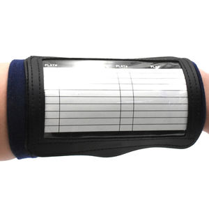 Équipement d'entraînement Triple Quarterback Playbook Poignet Bracelets de jeu en PVC pour bracelets de football - Product Image 1