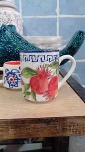 Custom 3D Relief Cute Ceramic <b>Mug</b> Hand Painted Lemon Nautical Design Handmade Dishwasher Safe Gift <b>Box</b> Packaging Giveaway Gift - Product Image 3