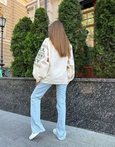 Robes brodées de couleur blanche ukrainienne haute qualité manches longues ballon vêtements de mode de haute qualité travail brodé à la main - Product Image 2