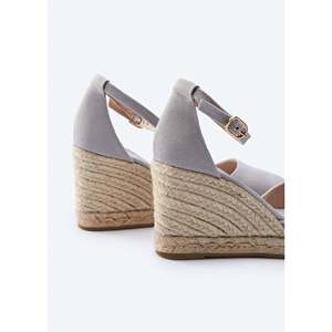 Estartit Espadrille in tela con zeppa sandali eleganti con comodo Design a zeppa - Product Image 4