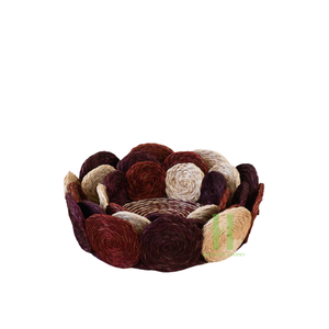 Panier de rangement en jacinthe d'eau tissé à la main Design rectangle unique pour cuisine et salle à manger différentes couleurs fabriqué au Vietnam - Product Image 6