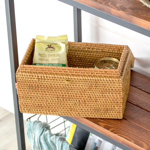 Best Selling Rattan Woven Boxes Home Decor Accessories Boxes for Gift Ring <b>Jewelry</b> <b>Container</b> Packaging - Product Image 4