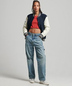 แจ็คเก็ตวาร์ซิตี้แบบยูนิเซ็กซ์ สไตล์คลาสสิกแบบเลตเตอร์แมน ปักลายทีมโรงเรียน กีฬา ย้อนยุค เสื้อคลุมด้านนอก ปักลายตามสั่ง - Product Image 6