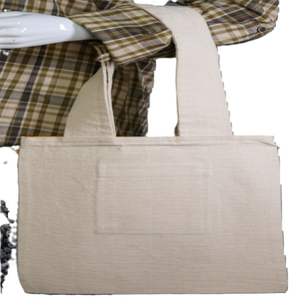 Bolso de lona de algodón 100% reutilizable de gran capacidad ecológico para mujer, bolso de hombro para compras de supermercado para viajes - Product Image 2