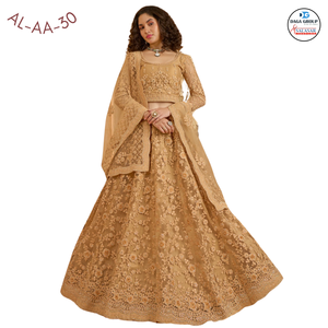 Impresionante y Hermosa Blusa Bordada con Cordones, Dupatta con Trabajo Calado, Pedrería Abundante, Lehenga Choli para Bodas Indias y Pakistaníes - Product Image 6