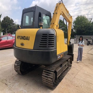 Excavatrice sur chenilles d'occasion Hyundai R80-7 Mini 8 tonnes, pelle hydraulique d'occasion R215-7 R220LC-9S R225LC-9S de haute qualité à vendre - Product Image 2