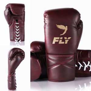 Top Selling FLy Boxing Gloves Custom Factory Cheap Price Boxing Gloves Custom Logo Sparring Genuine Leather Sparring Gloves - Product Image 1