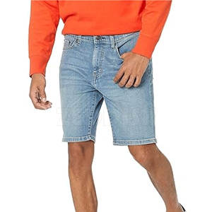 Meilleures ventes Short en jean à motif solide de style sportif Vêtements d'entraînement décontractés Chaud en vente en ligne - Product Image 1