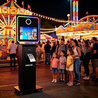 70-дюймовая фотобудка Magic Mirror с сенсорным экраном, камерой и принтером для мероприятий и свадеб