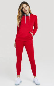 Gran oferta de chándales de entrenamiento para mujer, logotipo personalizable bordado, patrón sólido, traje deportivo de invierno, último diseño para niñas - Product Image 5