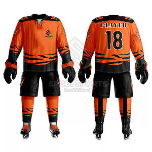 Uniforme de hockey sobre hielo hecho con poliéster de etiqueta privada Uniforme de hockey sobre hielo ligero más vendido - Product Image 1