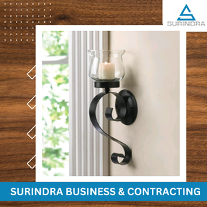 OEM Custom Made <b>Candle</b> Stand <b>Wall</b> Mounted with Iron Steel Metal Antique Finished <b>Candle</b> <b>Holder</b> for Sale - Product Image 2