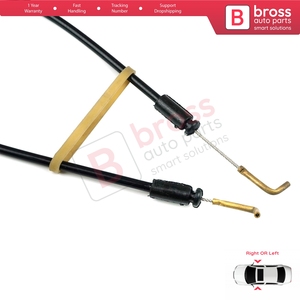Cable Bowden del mecanismo de bloqueo de la cerradura de la puerta interior delantera BDP70 813101E030 para Accent MC 4/5 puertas NO PARA 2/3 PUERTAS - Product Image 5