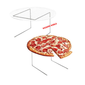 Soporte de Metal para Pizza con Revestimiento en Polvo Negro, Diseño Hecho a Mano, Tamaño Personalizado, Nuevo Soporte para Pizza - Product Image 4