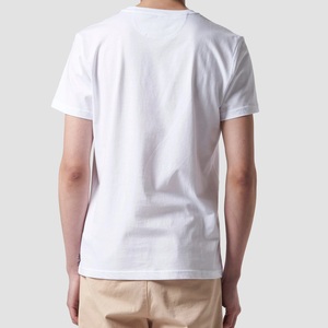 Direct Bangladesh Factory Casual Men's O-Neck <b>White</b> T-Shirts 100% Cotton 180 GSM Short Sleeve 100% Knitted Quick Dry Breathable - Product Image 6