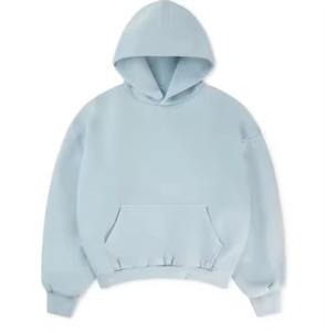 Sudadera con capucha en blanco al por mayor Unisex algodón polar pulóver sudaderas con capucha OEM logotipo personalizado impresión Streetwear proveedor - Product Image 1