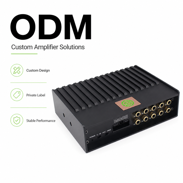 ODM Sennuopu SQ8-B 4 Channels Car Dsp Audio Amplifier 4ch Car Amplifier Subwoofer Car Amp
