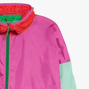 Chaqueta cortavientos transpirable impermeable de soporte largo con revestimiento ligero personalizado para hombres Impresión por sublimación de logotipo personalizado - Product Image 4