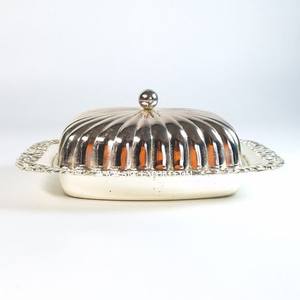 Vaisselle de table en laiton antique décoration plats à beurre concepteur attrayant nouveauté vaisselle de cuisine fantaisie plats à beurre et fromage - Product Image 2