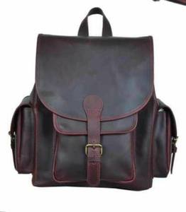 Sac à dos OILY de grande capacité pour ordinateur portable, fabriqué en Inde, avec finition en laiton antique, pour les voyages et l'usage quotidien - Product Image 6