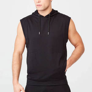 Custom <b>Sleeveless</b> <b>Hoodies</b> Stylish Design Breathable Fabric Ideal for Sports and Fitness <b>Sleeveless</b> <b>Hoodies</b> - Product Image 1