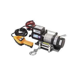 Cabrestante Eléctrico de 12V CC con Cable de Acero para Aplicaciones Automotrices - Product Image 1