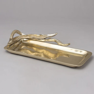 ถาดเสิร์ฟอาหารอลูมิเนียมดีไซน์สร้างสรรค์สำหรับตกแต่งโต๊ะอาหารในร้านอาหารหรือโรงแรม  ขายส่งจากโรงงาน - Product Image 5