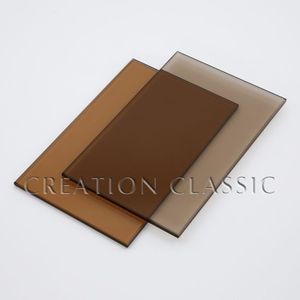 กระจกนิรภัยเทมเปอร์ทรงสี่เหลี่ยมสีบรอนซ์ขนาด5มม. สำหรับตกแต่งลานบ้านและกันสาดอลูมิเนียม - Product Image 3