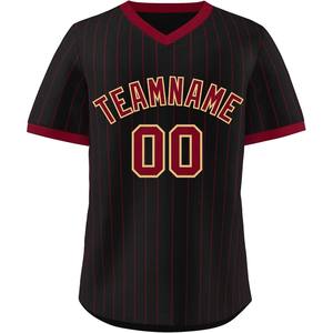 Camiseta de béisbol directa de fábrica con malla transpirable estampado por sublimación Ajuste de secado rápido tallas para jóvenes/adultos para UNIFORMES DE EQUIPO - Product Image 3