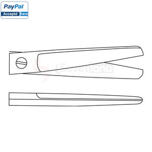 กรรไกรผ่าตัดปลายทื่อ/ทู่13ซม. ทำจากสแตนเลสใช้ในอุตสาหกรรมของ Sevetlana - Product Image 3