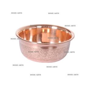 Bol de pédicure de forme ronde de concepteur bol de manucure en cuivre martelé de taille personnalisée au prix le plus bas - Product Image 2