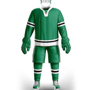 เสื้อเจอร์ซีย์สำหรับเยาวชนเสื้อฮอกกี้น้ำแข็งสำหรับเยาวชนคอเสื้อคอลูกไม้แบบมืออาชีพงานตามสั่ง - Product Image 1