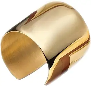 Perhiasan modis gelang kuningan & gelang indah desain dan disesuaikan ukuran perhiasan kuningan buatan tangan wanita
