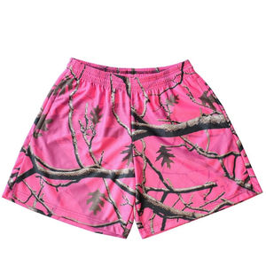 Shorts Deportivos Unisex Lisos de Poliéster/Malla Sublimados al por Mayor, Directamente de Fábrica, Listos para Enviar - Product Image 4