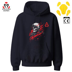 Sudadera con Capucha de Forro Polar para Motocicleta, Unisex, para Verano e Invierno, de Secado Rápido, Resistente al Viento, Suave al Tacto, 100% Poliéster, Estilo Urbano Moderno, con Certificación CE - Product Image 2