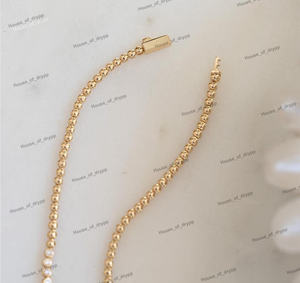 Collar de Tenis con Diamantes de Moissanita Plateados para Mujer, Corte Redondo, Brillante, Elegante, para Uso Diario y Fiestas - Product Image 3