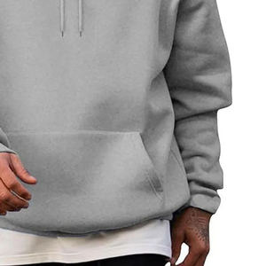 Sudadera con capucha de lavado Vintage para hombre 100% algodón ropa de calle de peso pesado diseño de hombro caído para invierno precio bajo suministro ODM - Product Image 4