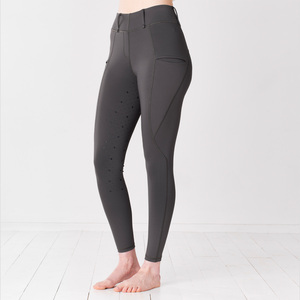 Nueva llegada ropa ecuestre ropa deportiva Leggings pantalones personalizados al por mayor de cuatro vías estiramiento caballo medias Leggings - Product Image 2