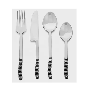 Stainless Steel Flatware Set <b>Copper</b> <b>Handle</b> Cutlery Handicrafts with High Quality Stainless Steel Spoon - Product Image 3