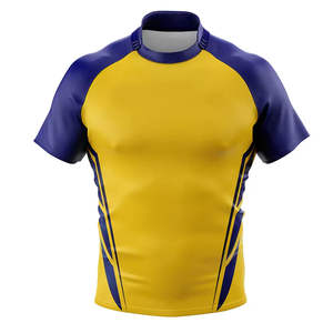 Ensemble de maillots de rugby pour hommes au design professionnel, style personnalisé, respirant, séchage rapide, sublimation intégrale, polyester, sport - Product Image 2