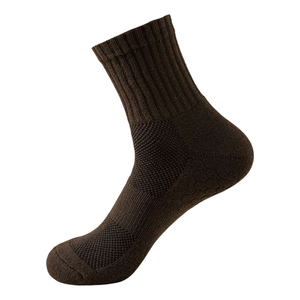 Chaussettes de football en tricot d'hiver personnalisées de haute qualité avec motif de lettres et bas à revers, logo OEM, chaussettes de sport pour hommes - Product Image 4